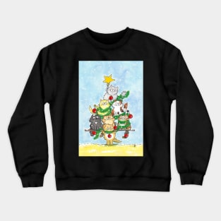 Christmas Cats Crewneck Sweatshirt